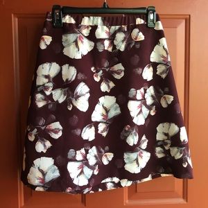 Floral A-Line Skirt